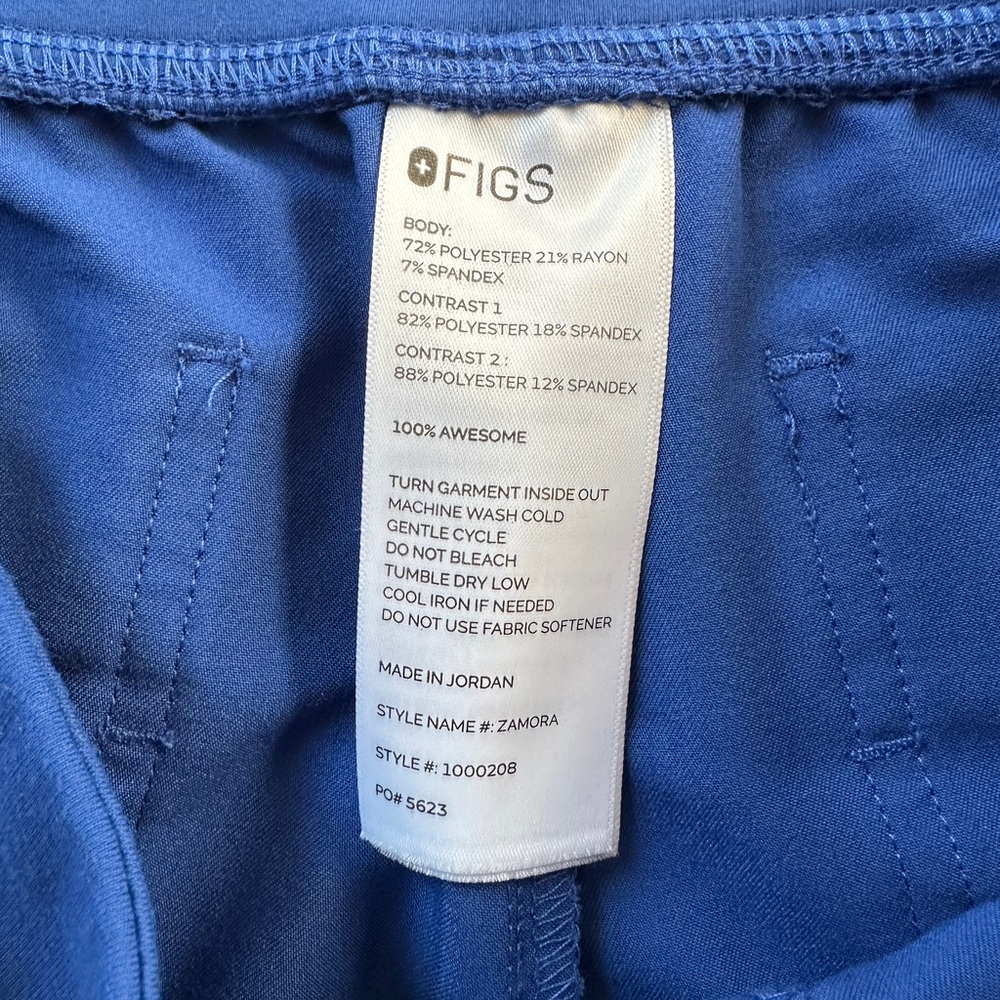 Figs Blue Zamora Joggers - Picture 2 of 2